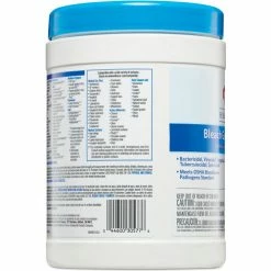 Clorox® Healthcare® Bleach Germicidal Wipes, 6" x 5", 150/Can, 6 Cans/Case - 30577 -Cleaning Chemicals & Lubricants Shop CLO30577CT 07
