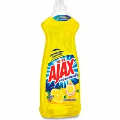 Ajax Dish Detergent, Lemon Scent, 28 oz. Bottle, 9 Bottles/Case -Cleaning Chemicals & Lubricants Shop CPC44673 03