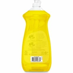 Ajax Dish Detergent, Lemon Scent, 28 oz. Bottle, 9 Bottles/Case -Cleaning Chemicals & Lubricants Shop CPC44673 04