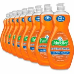 Palmolive® Ultra Antibacterial Dishwashing Liquid, 20 oz. Bottle, 9/Case