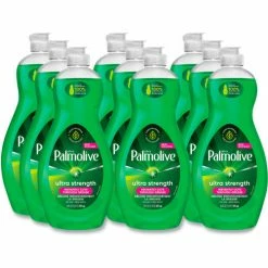 Ultra Palmolive® Dishwashing Liquid, Ultra Strength, Original Scent, 20 oz. Bottle, 9/Case