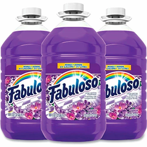 Fabuloso Multi-use Cleaner, Lavender Scent, 169 oz. Bottle, 3 per Case 3 Fabuloso Multi-use Cleaner, Lavender Scent, 169 oz. Bottle, 3 per Case