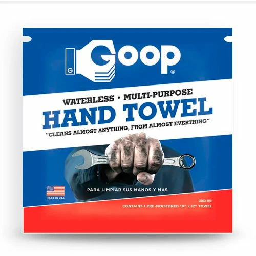Goop® Hand Cleaner Towels, 250 Individually Wrapped Wipes - 25930 3 Goop® Hand Cleaner Towels, 250 Individually Wrapped Wipes - 25930