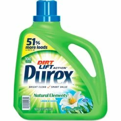 Purex Ultra Natural Elements HE Liquid Detergent, Linen and Lilies, 150 oz. Bottle