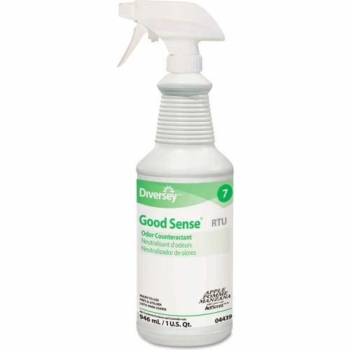 Diversey Good Sense RTU Liquid Odor Counteractant, Apple Scent, 32 oz. Spray Bottle 3 Diversey Good Sense RTU Liquid Odor Counteractant, Apple Scent, 32 oz. Spray Bottle