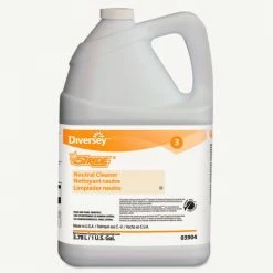Diversey Stride Neutral Cleaner, Citrus, 1 gal, 4 Bottles/Case
