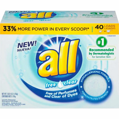 All Laundry Detergent Powder, 52 oz. Box - CB456816 3 All Laundry Detergent Powder, 52 oz. Box - CB456816