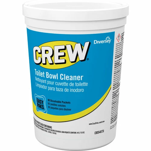 Diversey Crew Easy Paks Toilet Bowl Cleaner, 0.5 oz. Packet, 90 Packets/Tub, 2 Tubs/Case 7 Diversey Crew Easy Paks Toilet Bowl Cleaner, 0.5 oz. Packet, 90 Packets/Tub, 2 Tubs/Case - Image 5