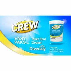 Diversey Crew Easy Paks Toilet Bowl Cleaner, 0.5 oz. Packet, 90 Packets/Tub, 2 Tubs/Case 17 Diversey Crew Easy Paks Toilet Bowl Cleaner, 0.5 oz. Packet, 90 Packets/Tub, 2 Tubs/Case -Cleaning Chemicals & Lubricants Shop DVOCBD540731 07