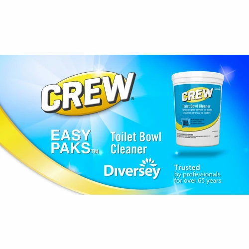 Diversey Crew Easy Paks Toilet Bowl Cleaner, 0.5 oz. Packet, 90 Packets/Tub, 2 Tubs/Case 9 Diversey Crew Easy Paks Toilet Bowl Cleaner, 0.5 oz. Packet, 90 Packets/Tub, 2 Tubs/Case - Image 7