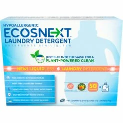 ECOSNext™ Liquidless Laundry Sheets, Magnolia & Lily, 50 ct, 10pk (500 sheets total), White