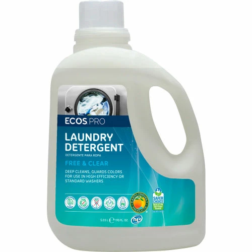 ECOS Pro ECOS® Pro Free & Clear Laundry Detergent Liquid, 170 oz. Bottle, 2 Bottles - PL9371/02 3 ECOS Pro ECOS® Pro Free & Clear Laundry Detergent Liquid, 170 oz. Bottle, 2 Bottles - PL9371/02