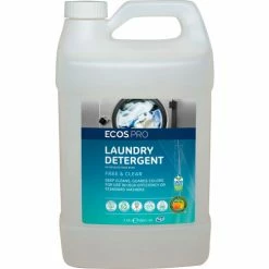 ECOS Pro ECOS® Pro Free & Clear 2X Laundry Detergent Liquid, Gallon Bottle, 4 Bottles - PL9764/04