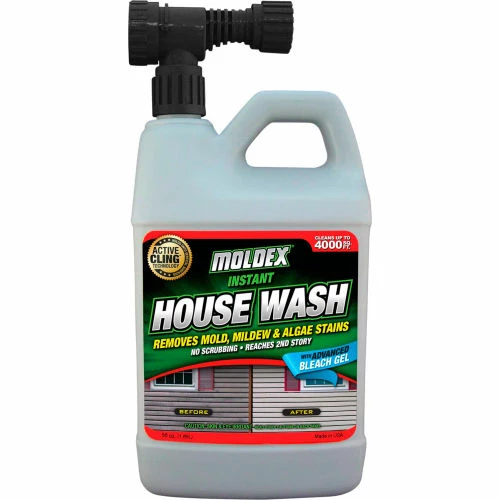 Moldex® Instant House Wash, 56 oz. Hose End Spray Bottle - 7030 - Pkg Qty 6 3 Moldex® Instant House Wash, 56 oz. Hose End Spray Bottle - 7030 - Pkg Qty 6