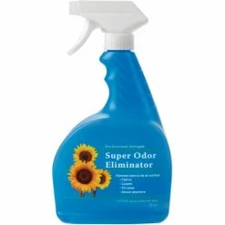 Fresh Products Super Odor Eliminator, 32 oz Spray Bottle, 6 Bottles/Case