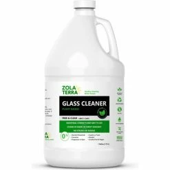 ZolaTerra® Window Cleaner, Gallon Bottle, 4 Bottles