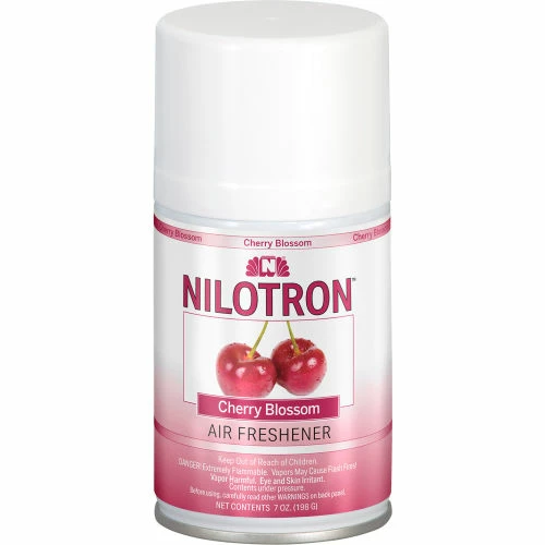 Nilodor Nilotron Metered Air Fresheners, Cherry Blossom Scent, 7 oz. Refill, 12/Case 3 Nilodor Nilotron Metered Air Fresheners, Cherry Blossom Scent, 7 oz. Refill, 12/Case