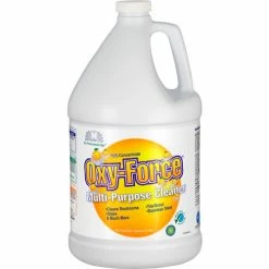 Nilodor H2O2 Oxy-Force All Purpose Cleaner, Light Citrus Scent, Gallon Bottle, 4 Bottles/Case