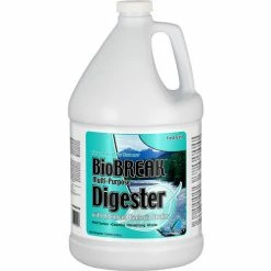 Nilodor Structured By Nature BioBREAK Odor Eliminator w/Bacteria & Enzymes, Gallon Bottle, 4/Case