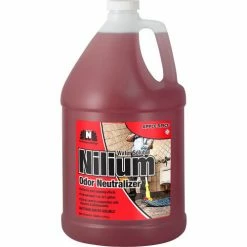 Nilodor Nilium® Water-Soluble Deodorizer, Apple Spice Nilium, Gallon Bottle, 4 Bottles/Case
