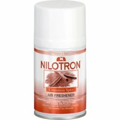 Nilodor Nilotron Metered Air Fresheners, Cinnamon Spice Scent, 7 oz. Refill, 12/Case