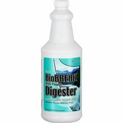 Nilodor Structured By Nature BioBREAK Odor Eliminator w/Bacteria & Enzymes, Quart Bottle, 12/Case