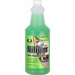 Nilodor Nilium® Water-Soluble Deodorizer, Cucumber Melon Nilium, Quart Bottle, 6 Bottles/Case