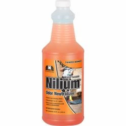 Nilodor Nilium® Water-Soluble Deodorizer, Tango Mango Nilium, Quart Bottle, 6 Bottles/Case