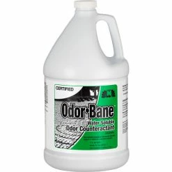 Nilodor Certified® Odor-Bane Water Soluble Deodorizer, Gallon Bottle, 4/Case