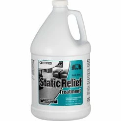 Nilodor Certified® Anti-Stat Static Relief, Unscented, Gallon Bottle, 4/Case