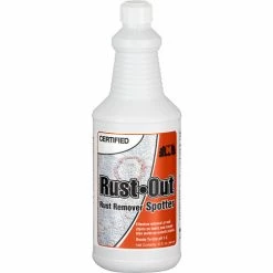 Nilodor Certified® Rust Remover Liquid Spotter, Quart Bottle, 6/Case