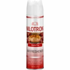 Nilodor Nilotron Hand-Held Aerosols, 9.5 oz., Apple Pie Scent, 12/Case
