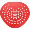 Hospeco® Health Gards Vinyl Urinal Screen, Red, Cherry, Dozen -Cleaning Chemicals & Lubricants Shop HOS03901 01
