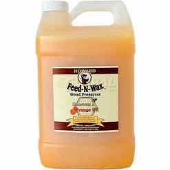 Howard Feed-N-Wax Wood Polish & Conditioner 1 Gallon Jug 4/Case