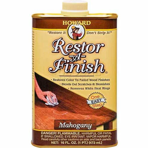 Howard Restor-A-Finish Mahogany 16 oz. Can 6/Case 3 Howard Restor-A-Finish Mahogany 16 oz. Can 6/Case