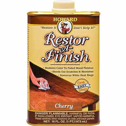Howard Restor-A-Finish Cherry 16 oz. Can 6/Case 3 Howard Restor-A-Finish Cherry 16 oz. Can 6/Case