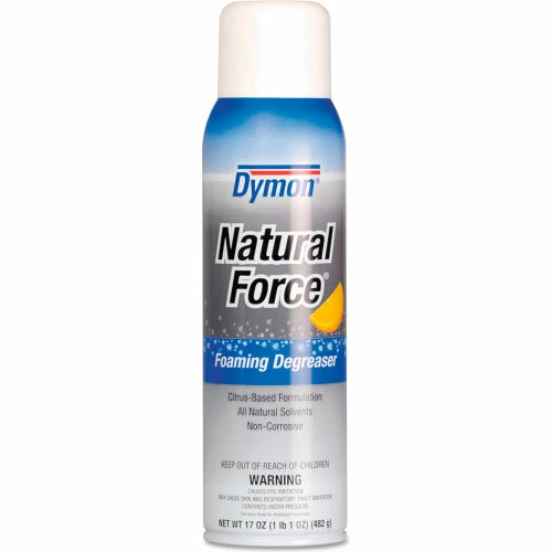 Dymon® Natural Force Foaming Degreaser, Citrus, 17 oz. Aerosol Can, 12 Cans/Case 3 Dymon® Natural Force Foaming Degreaser, Citrus, 17 oz. Aerosol Can, 12 Cans/Case