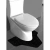 Wizkid Antimicrobial Commode Toilet Mats, Black 12/Pack - C-20001-BL Box -Cleaning Chemicals & Lubricants Shop IZK C 20001 BL Box