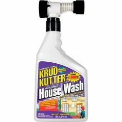 Krud Kutter Multi-Purpose House Wash, 32 oz. Hose End Spray Bottle - HW32H4 - Pkg Qty 4