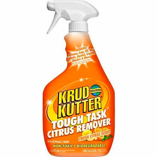 Krud Kutter Tough Task Citrus Remover, 32 oz. Trigger Spray Bottle - KC324 - Pkg Qty 4 3 Krud Kutter Tough Task Citrus Remover, 32 oz. Trigger Spray Bottle - KC324 - Pkg Qty 4