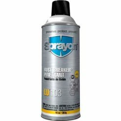 Sprayon LU103L High-Performance Rust Penetrant Rust Breaker, 5 Gallon - S10305000