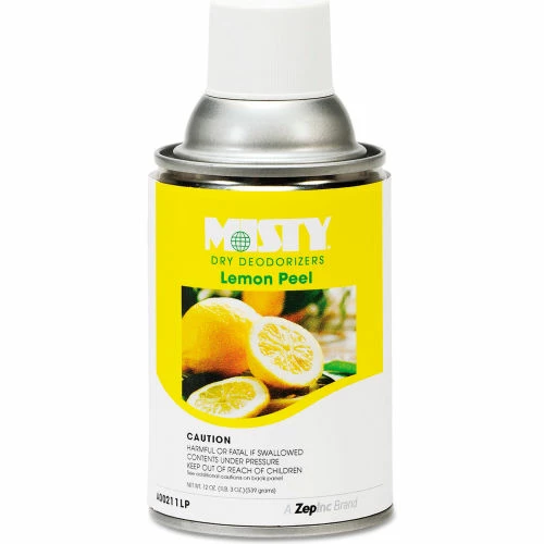Misty Dry Deodorizer Refill Lemon Peel, 7 Oz. 12/Case - AEPA21112LP 3 Misty Dry Deodorizer Refill Lemon Peel, 7 Oz. 12/Case - AEPA21112LP