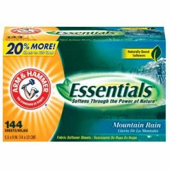 Arm & Hammer Essentials ™ Fabric Softener Sheets Sheets, 144 Sheets/Box, 6 Boxes