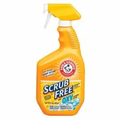 Arm & Hammer Scrub Free Bathroom Cleaner W/ Oxy Clean Lemon, 32 Oz. Trigger 8/Case - CHU3320035255