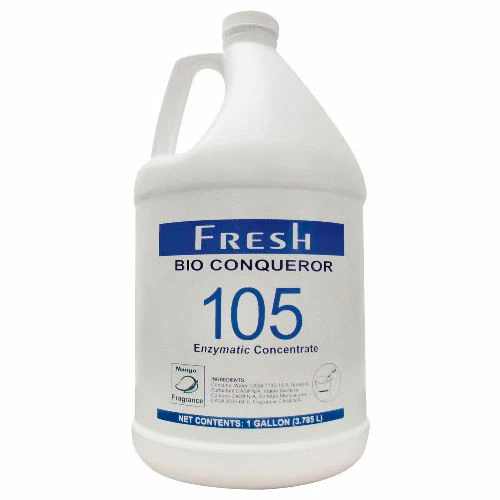 Fresh Products Bio Conqueror 105 Enzymatic Odor Counteractant Concentrate Mango, Gallon Bottle 4/Case - FPI1BWBMG 3 Fresh Products Bio Conqueror 105 Enzymatic Odor Counteractant Concentrate Mango, Gallon Bottle 4/Case - FPI1BWBMG