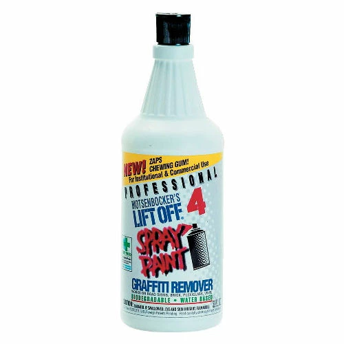 Lift Off #4 Spray Paint & Graffiti Remover, 32 oz. Bottle, 6 Bottles - 41103 3 Lift Off #4 Spray Paint & Graffiti Remover, 32 oz. Bottle, 6 Bottles - 41103