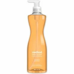 Method® Dish Soap, Clementine, 18 oz. Pump Bottle, 6/Case