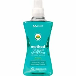 Method 4X Concentrated Laundry Detergent, Beach Sage, 53.5 oz. Bottle