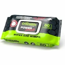 Crocodile Cloth® POWER Scrub - 80 Huge Cloths Per Pack - Pkg Qty 6