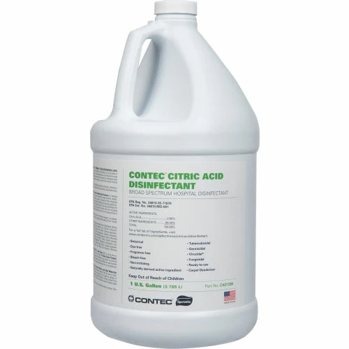 Contec Professional Contec® Citric Acid Disinfectant, Gallon Bottle - Pkg Qty 4 3 Contec Professional Contec® Citric Acid Disinfectant, Gallon Bottle - Pkg Qty 4